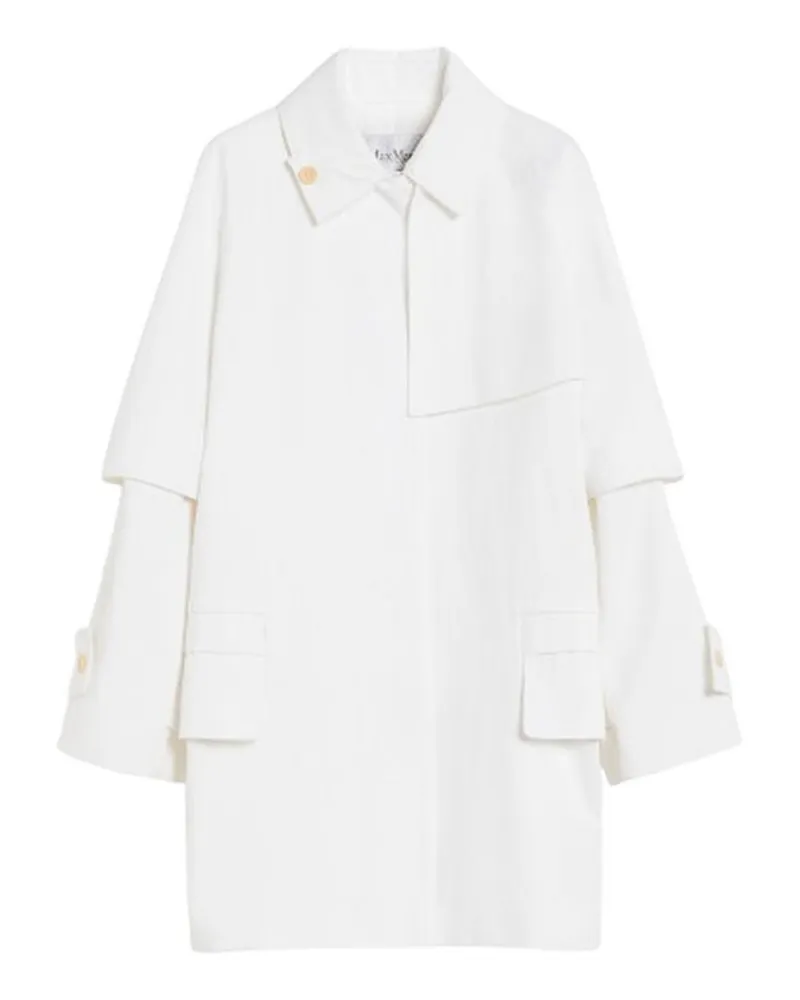 Max Mara Trenchcoat - Weiß Weiß