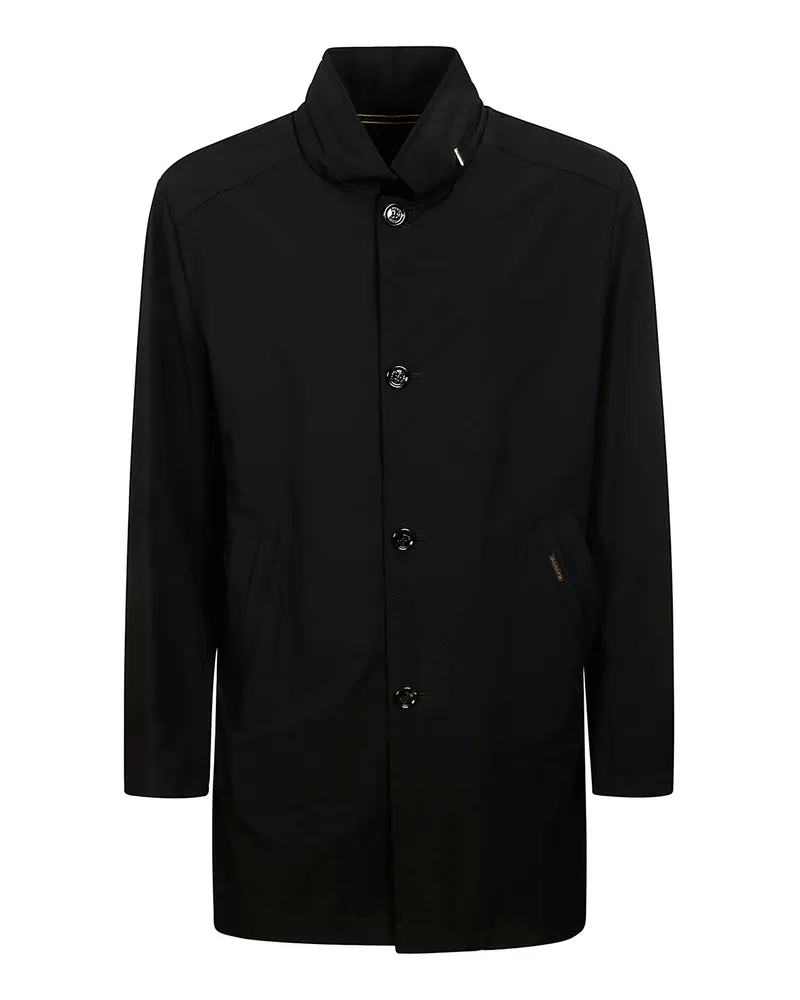 MOORER Knielanger Mantel - Dunkelblau Dunkelblau