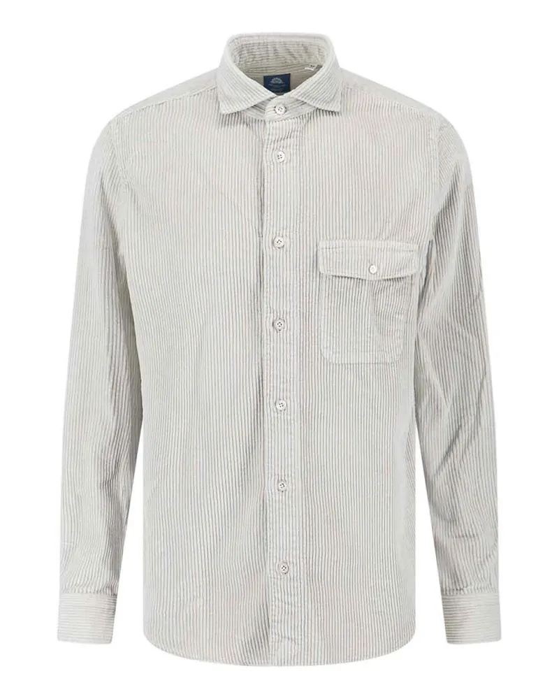 Finamore 1925 Hemd - Grau Grau