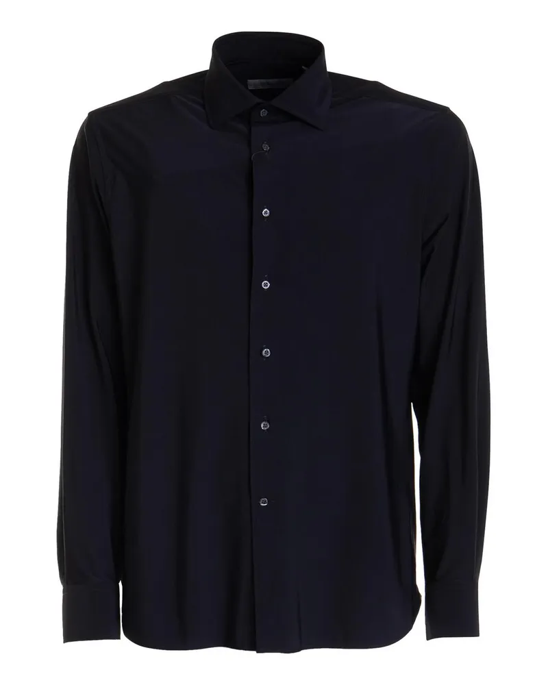 Corneliani Hemd - Schwarz Schwarz