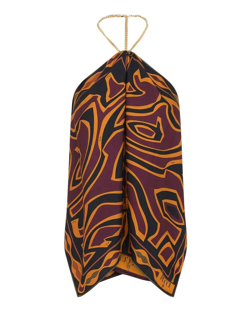 Emilio Pucci Top - Dunkelrot Dunkelrot