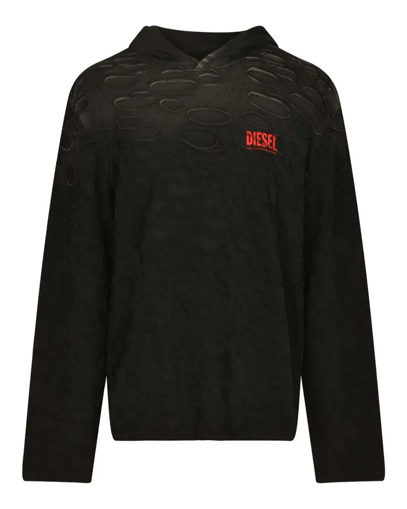 Diesel Rundhalspullover - Schwarz Schwarz