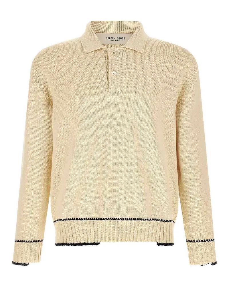 Golden Goose Poloshirt - Weiß Weiß
