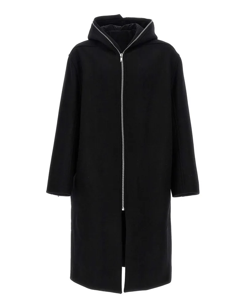 Rick Owens Kurzer Mantel - Schwarz Schwarz