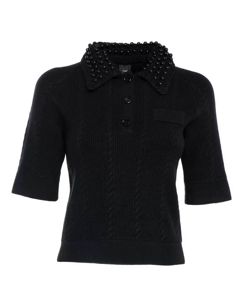 Pinko Poloshirt - Schwarz Schwarz