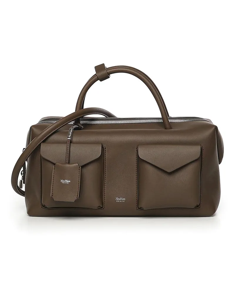 Max Mara Umhängetasche - Dunkelbraun Dunkelbraun
