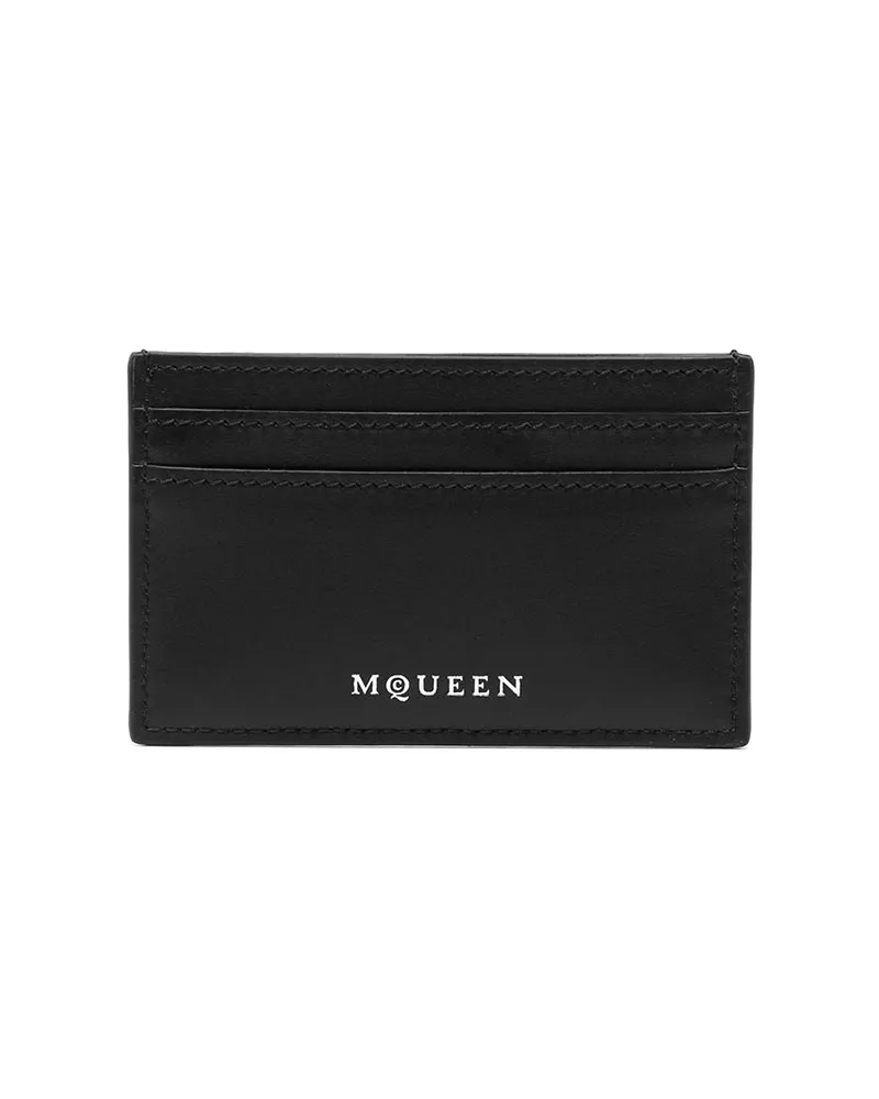 Alexander McQueen Portemonnaie - Schwarz Schwarz