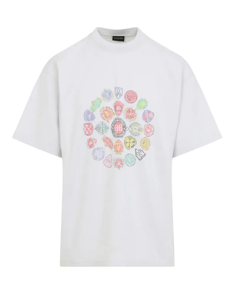Balenciaga T-Shirt - Weiß Weiß