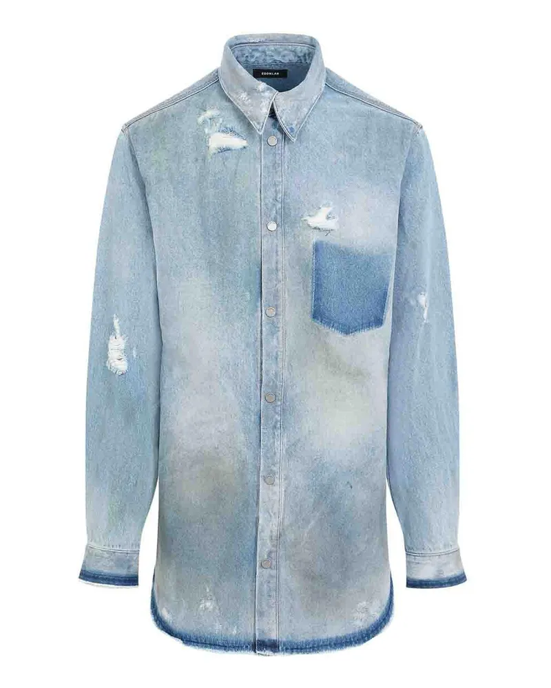 Egonlab Hemd - Blau Blau