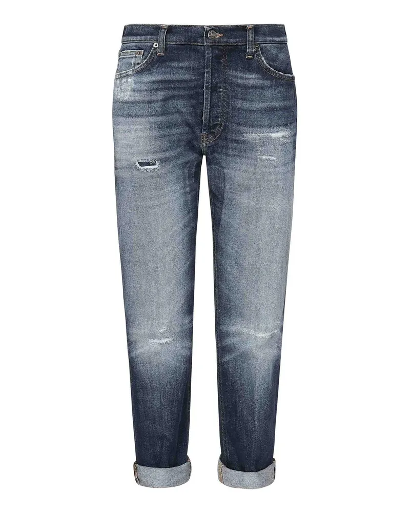 Dondup Bootcut Jeans - Blau Blau