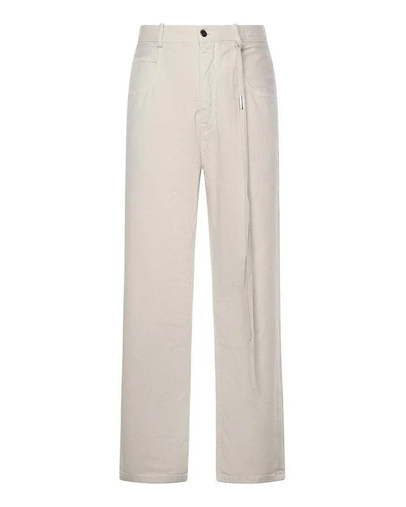 Ann Demeulemeester Casual Hose - Weiß Weiß
