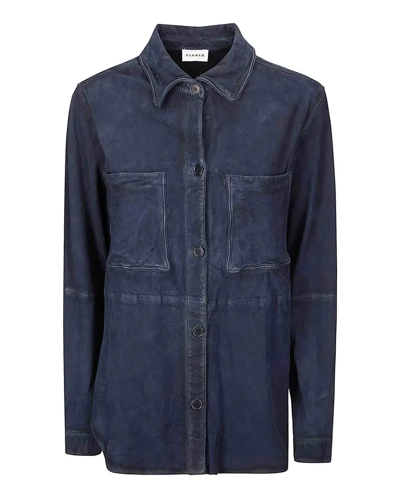P.A.R.O.S.H. P. A.R. O.S. H. Hemd - Blau Blau