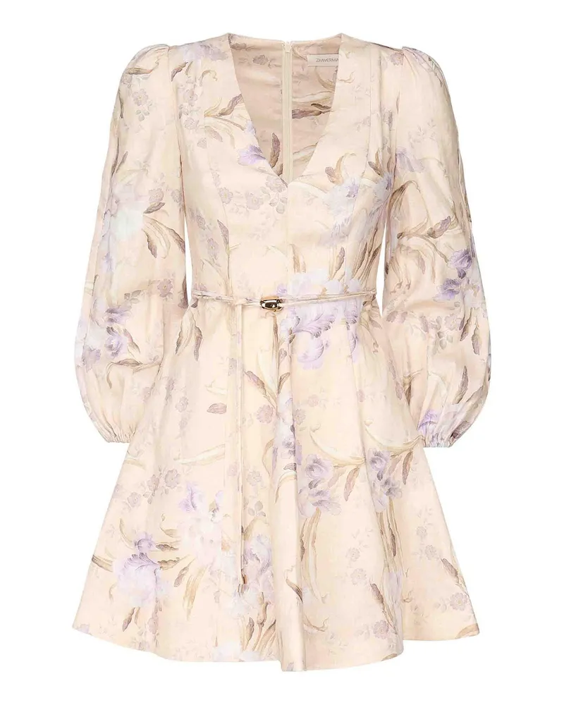 Zimmermann Knielanges Kleid - Beige Beige
