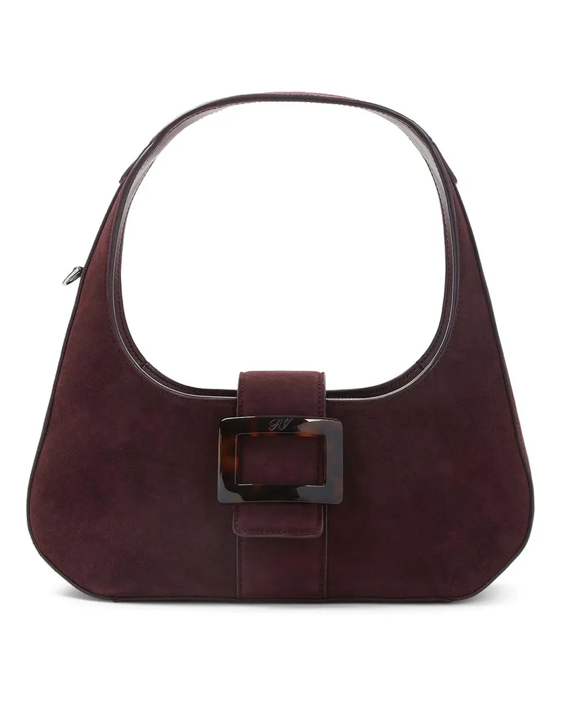 Roger Vivier Schultertasche - Dunkelrot Dunkelrot