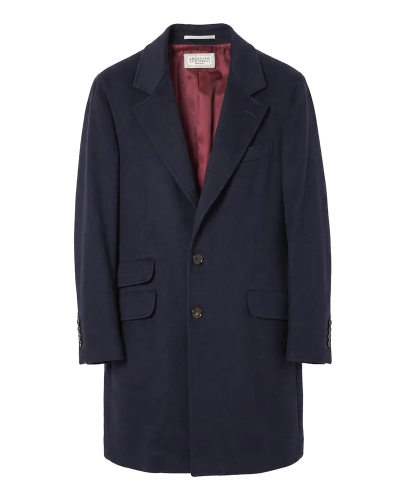 Brunello Cucinelli Leichter Mantel Blau