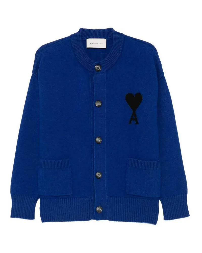 AMI Paris Cardigan - Hellblau Hellblau