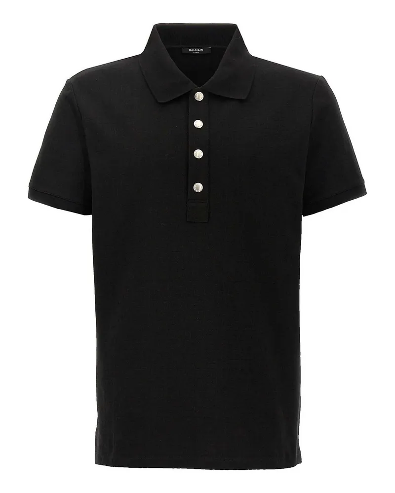 Balmain Poloshirt - Schwarz
