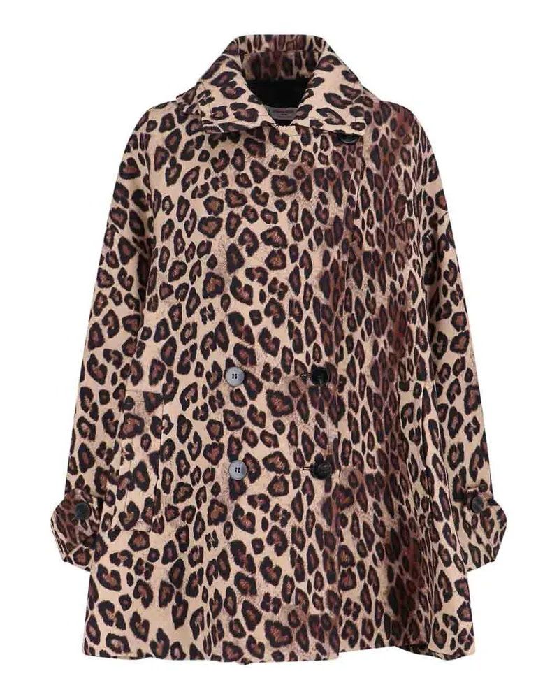 Alberto Biani Knielanger Mantel - Bunt Bunt