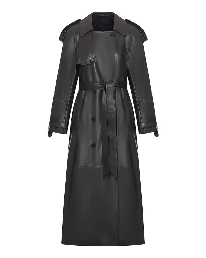 Salvatore Santoro Trenchcoat - Schwarz Schwarz