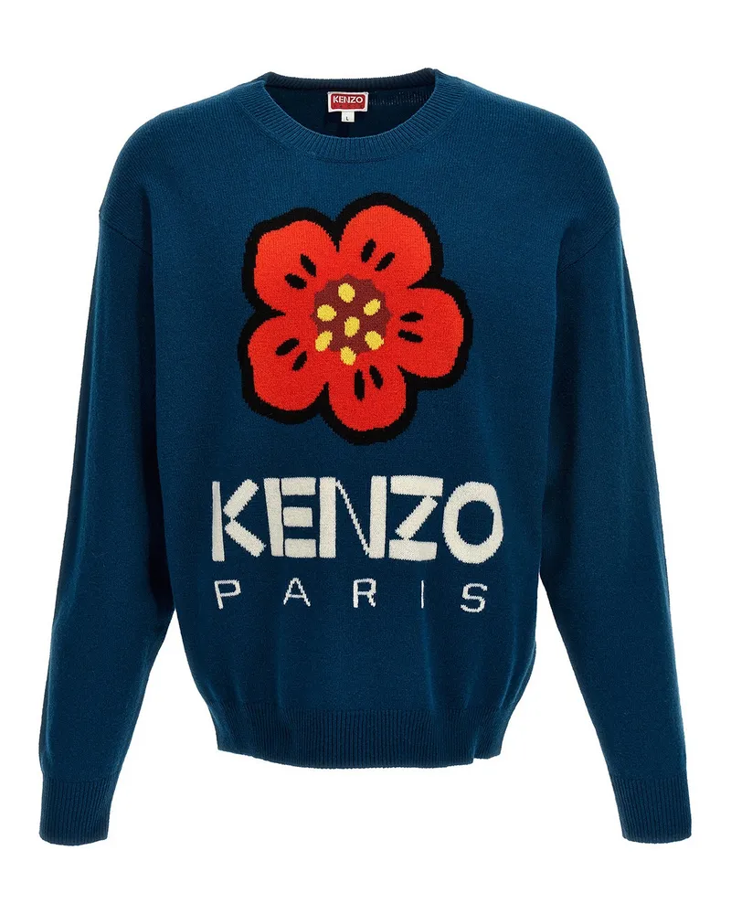 Kenzo Rundhalspullover - Blau Blau