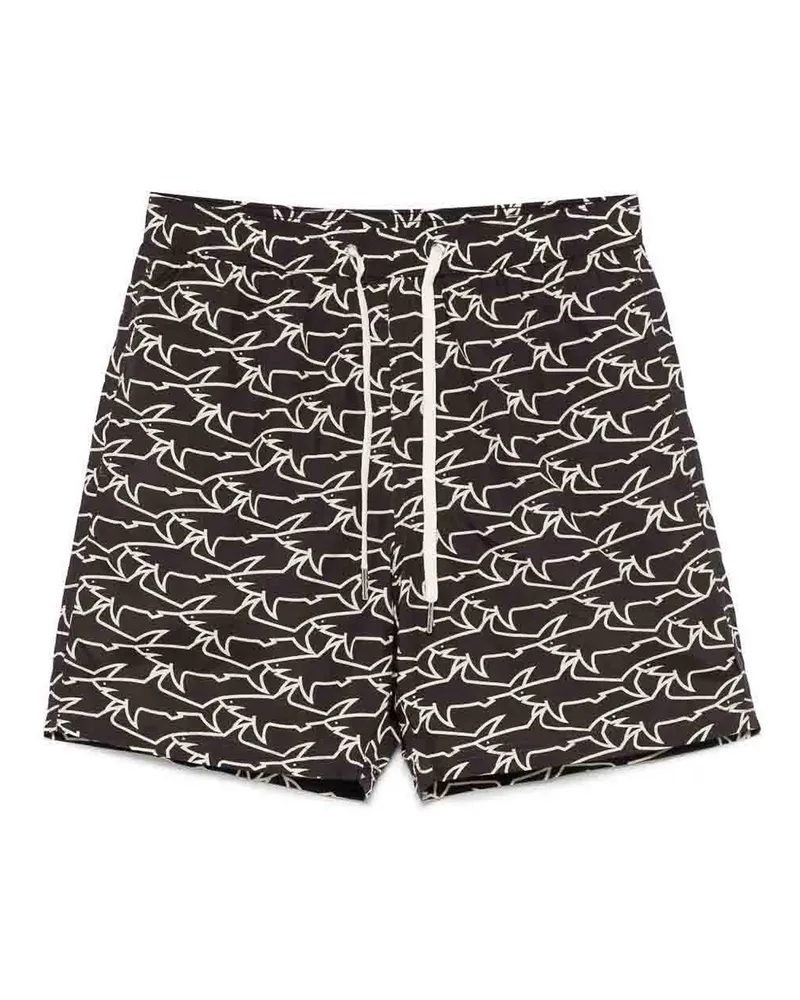 Paul & Shark Badehose - Schwarz Schwarz