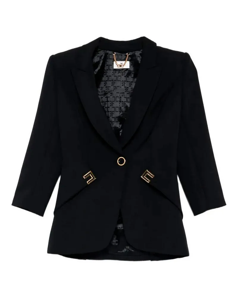 Elisabetta Franchi Casualjacke - Schwarz Schwarz