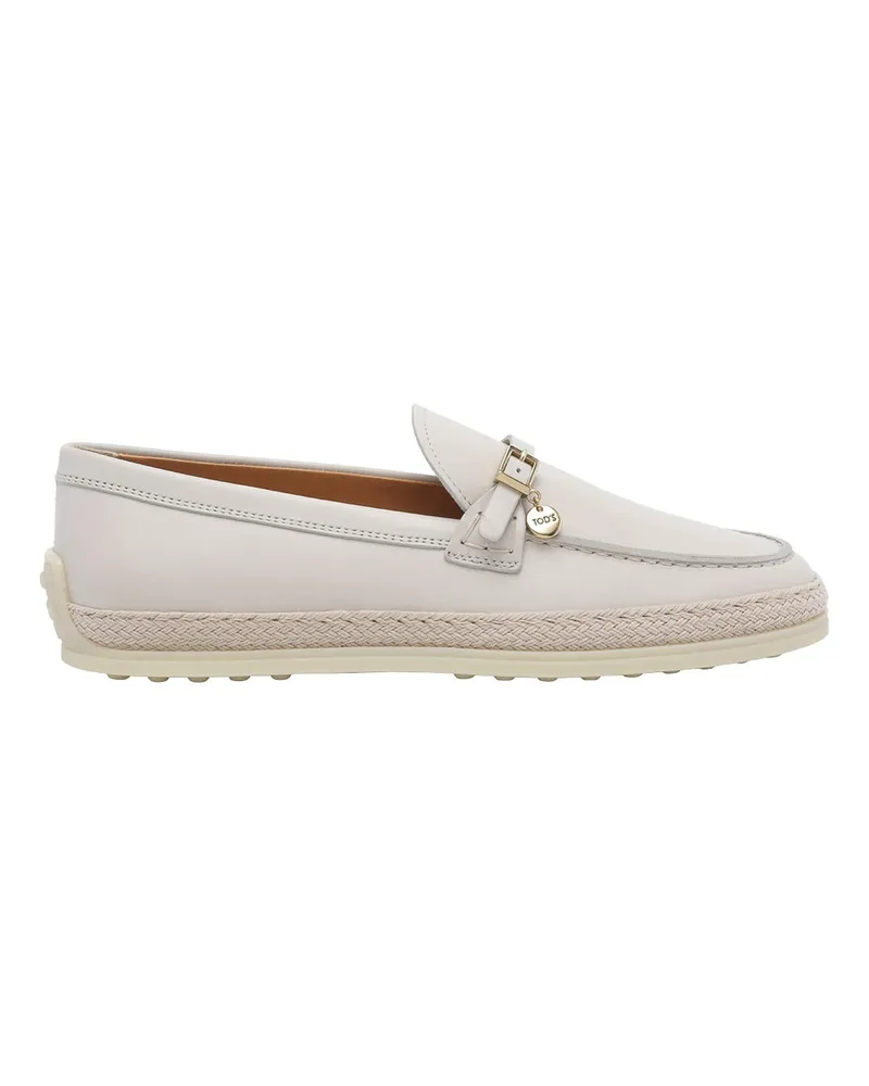 TOD'S Mokassins - Weiß Weiß