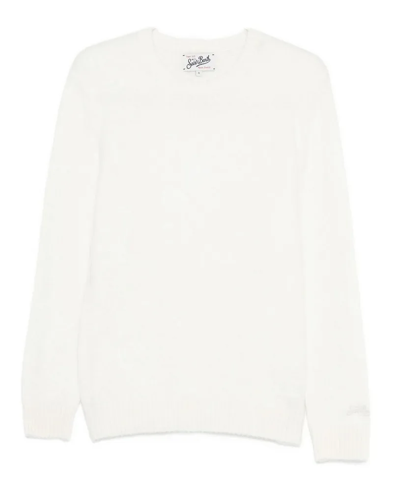 MC2 Saint Barth Rundhalspullover - Weiß Weiß