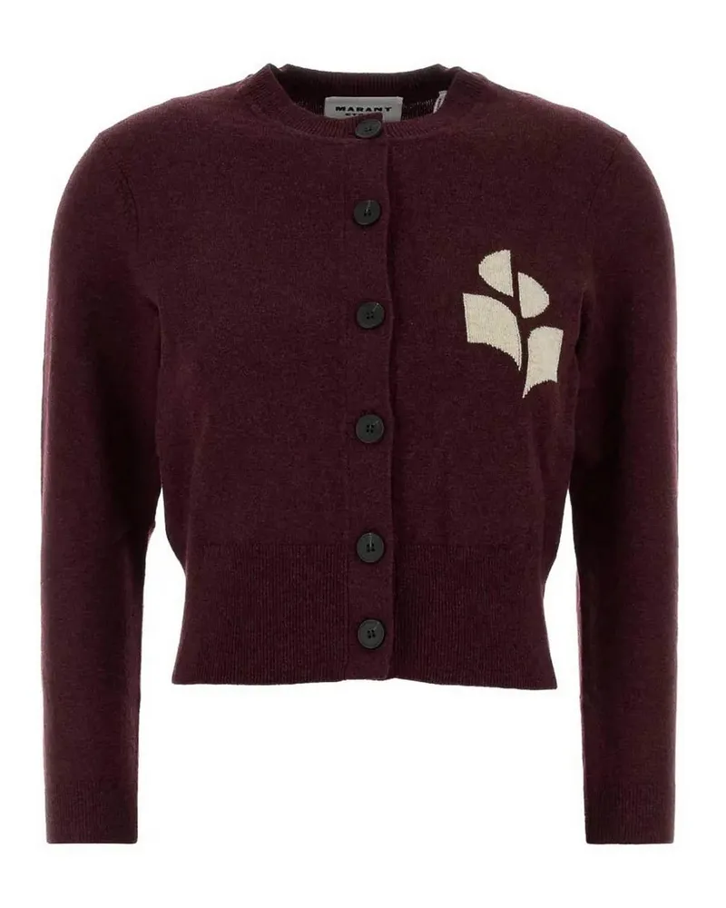 Isabel Marant Cardigan - Dunkelrot Dunkelrot