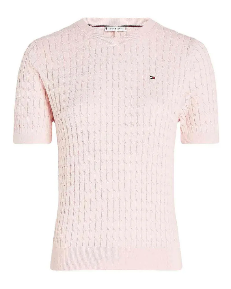 Tommy Hilfiger Rundhalspullover - Rosa Rosa