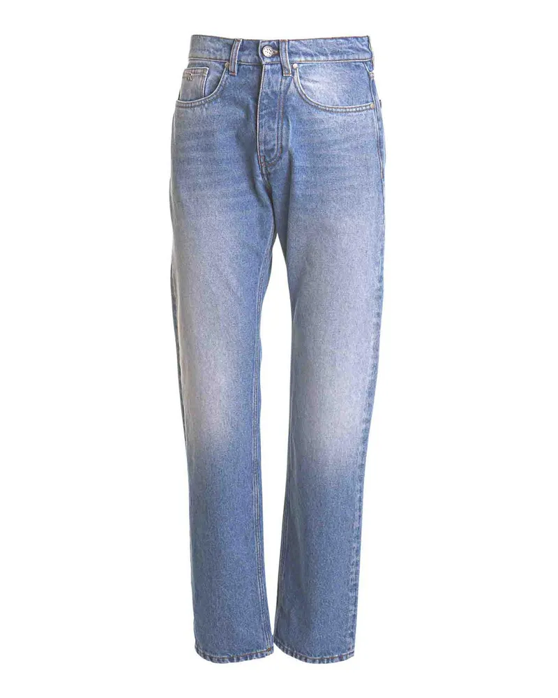John Richmond Straight Leg Jeans - Denim Denim