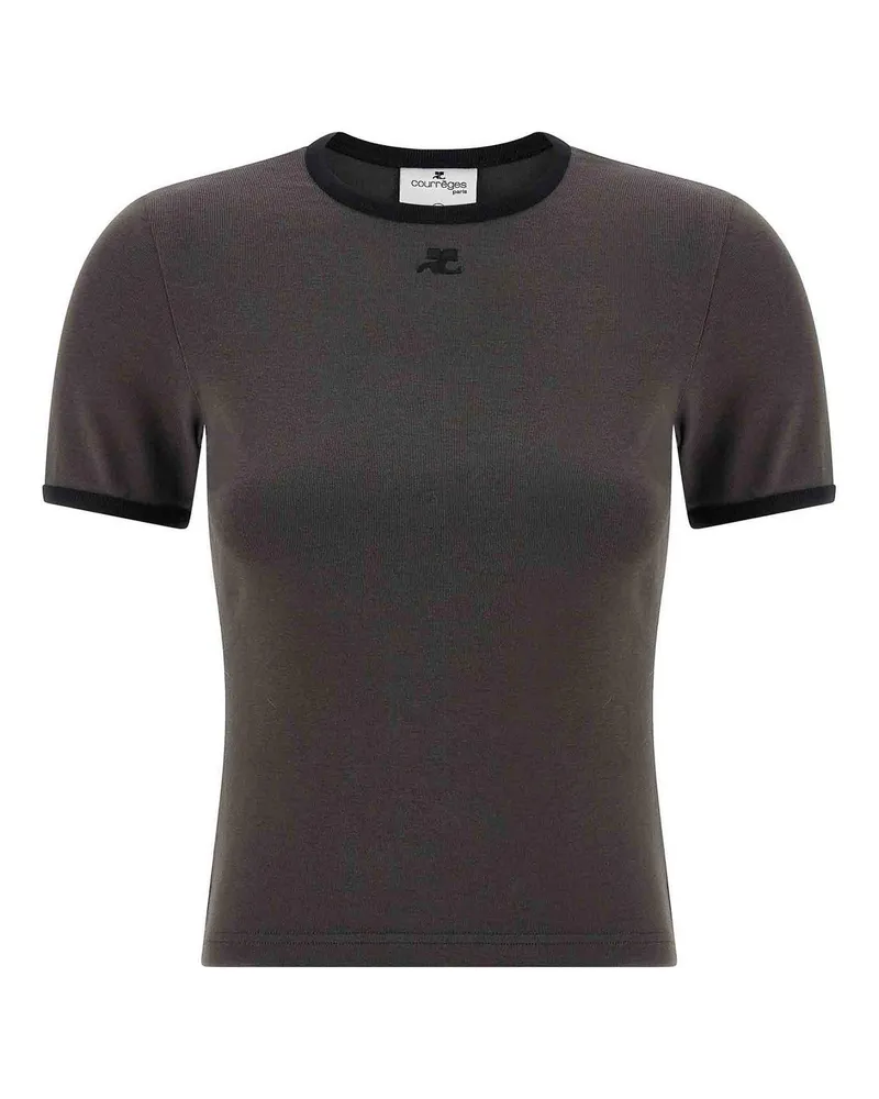 Courrèges T-Shirt - Grau Grau