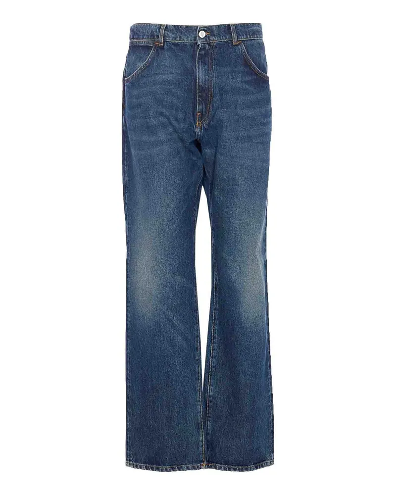 Amish Straight Leg Jeans - Blau Blau