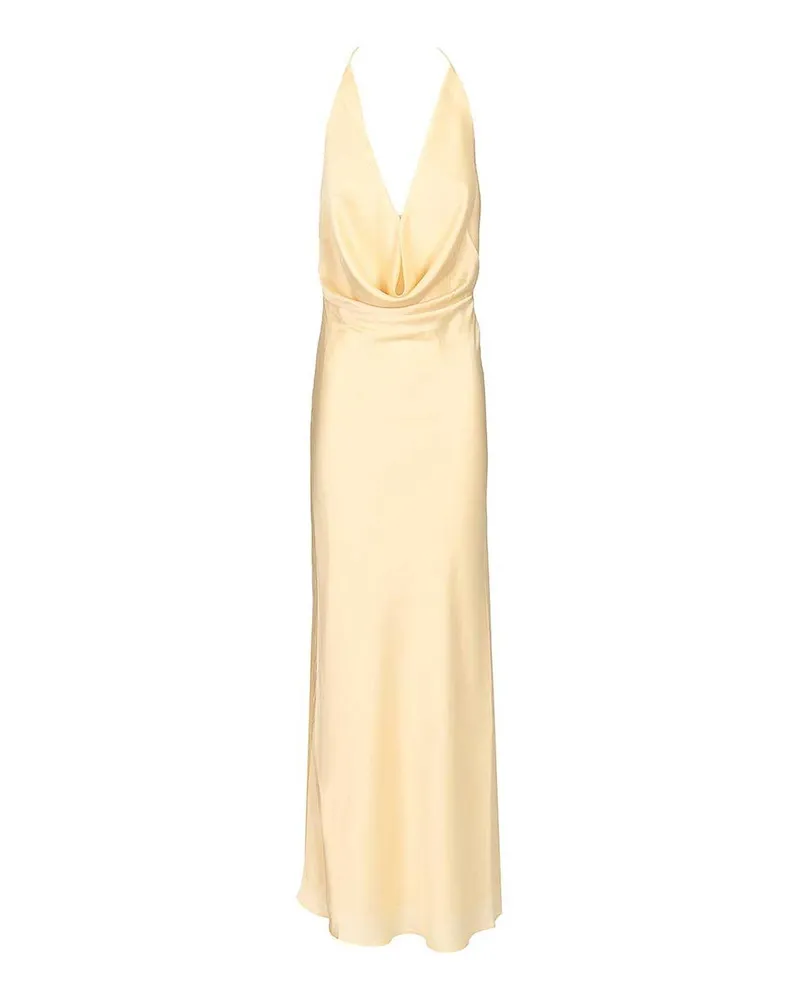 ROTATE Birger Christensen Maxikleid - Gold Gold