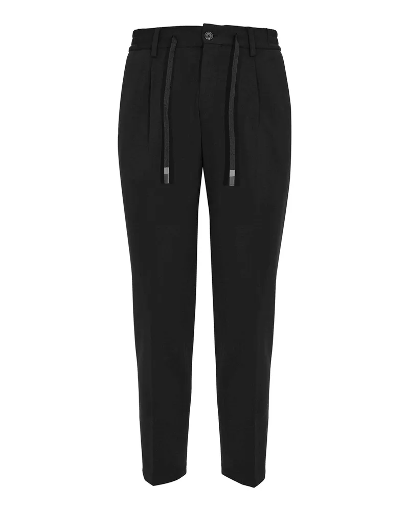 Daniele Alessandrini Casual Hose - Schwarz Schwarz