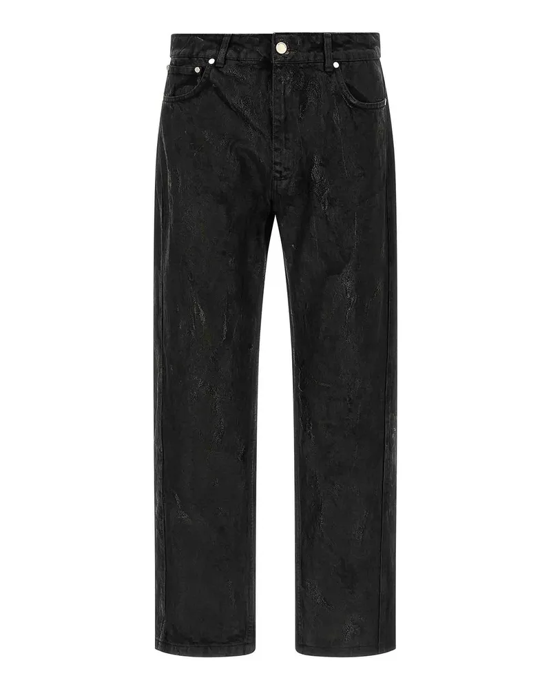44 LABEL GROUP Straight Leg Jeans - Schwarz Schwarz