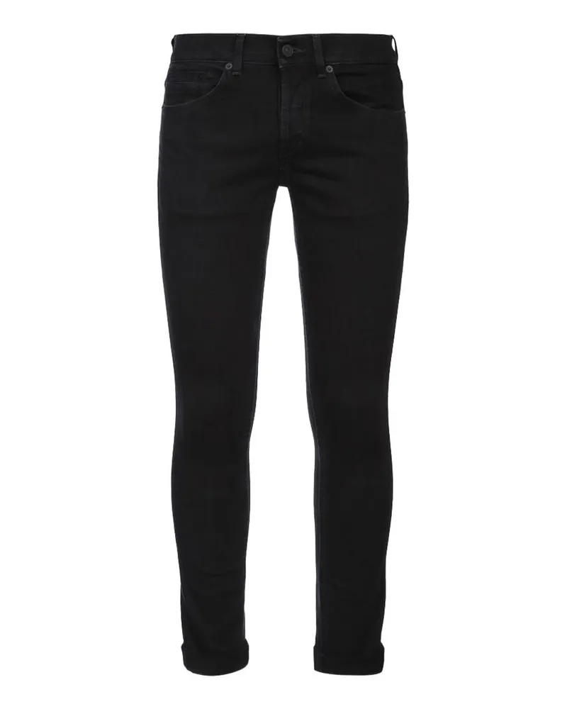 Dondup Straight Leg Jeans - Schwarz Schwarz
