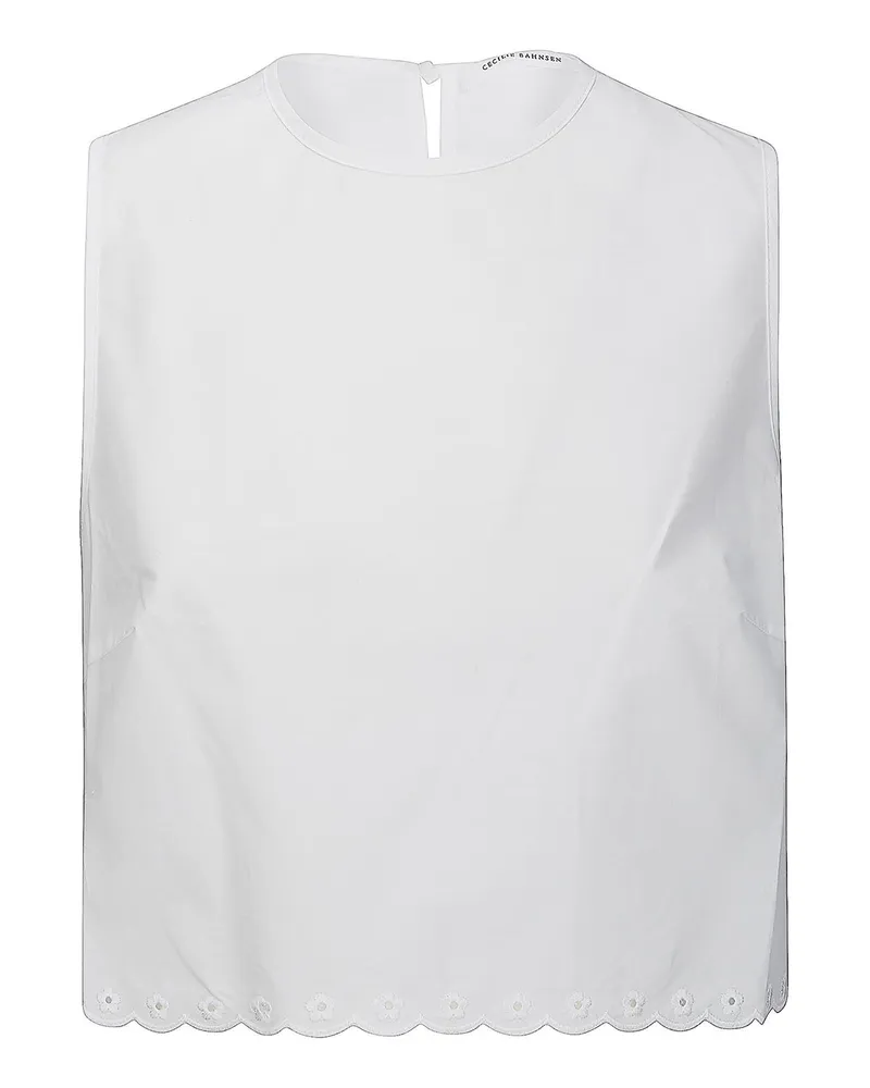 Cecilie Bahnsen Top - Weiß Weiß