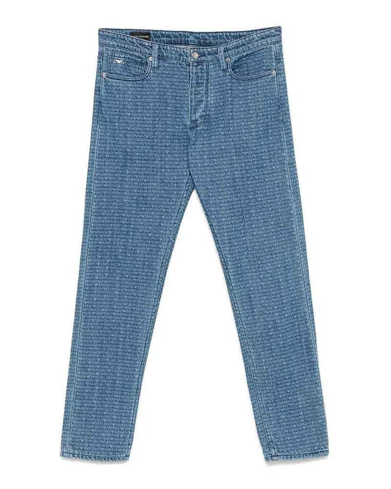 Emporio Armani Bootcut Jeans - Blau Blau
