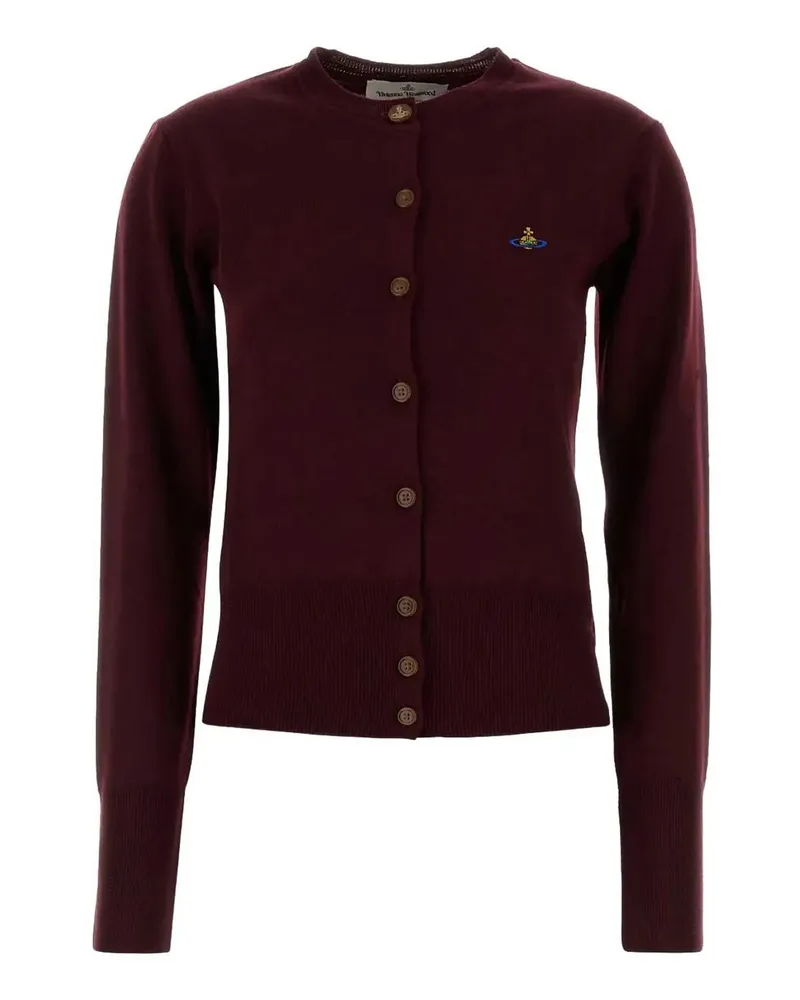 Vivienne Westwood Cardigan - Schwarz Dunkelrot