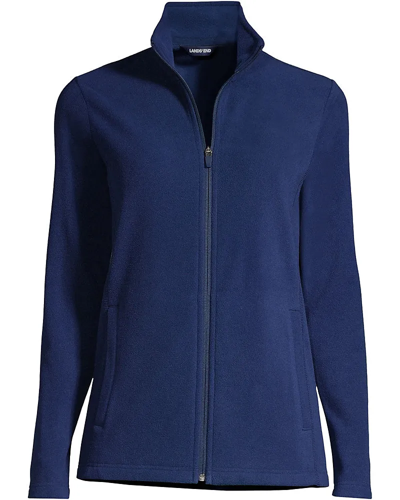 Lands' End AnyweatherÂ™ Fleece-Jacke, Damen, GrÃ¶ÃŸe plus, Blau, Polyester, by Blau