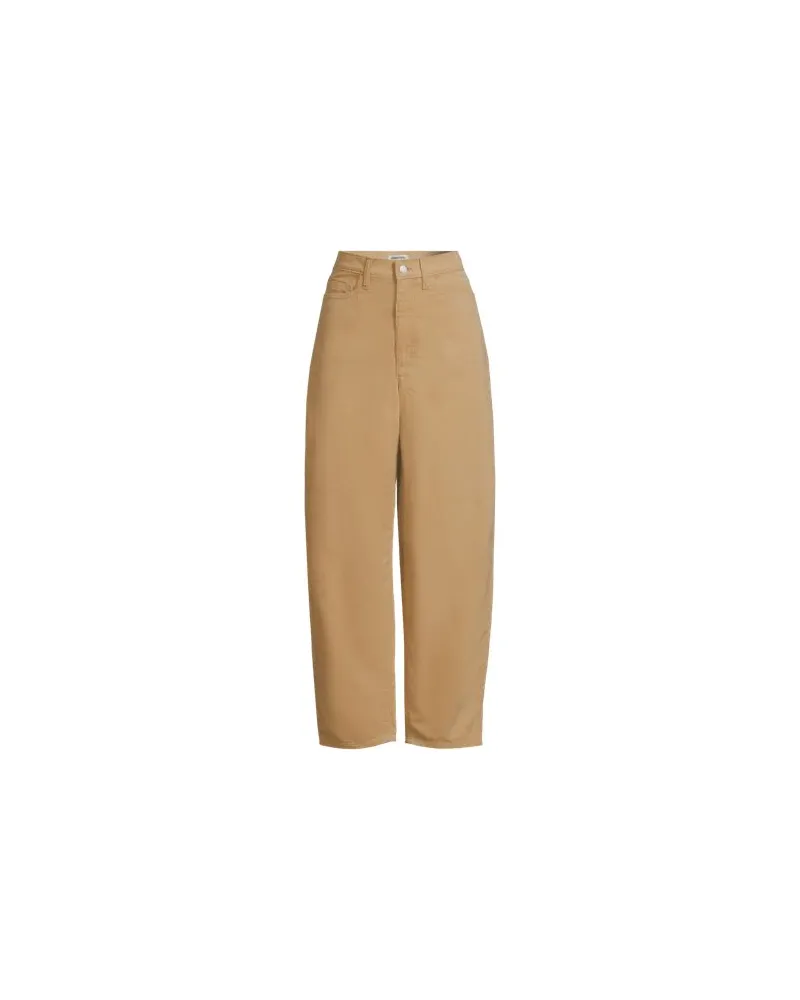 Lands' End Barrel-Feincordhose High Waist, Damen, Größe regular, Weiß, by Weiß