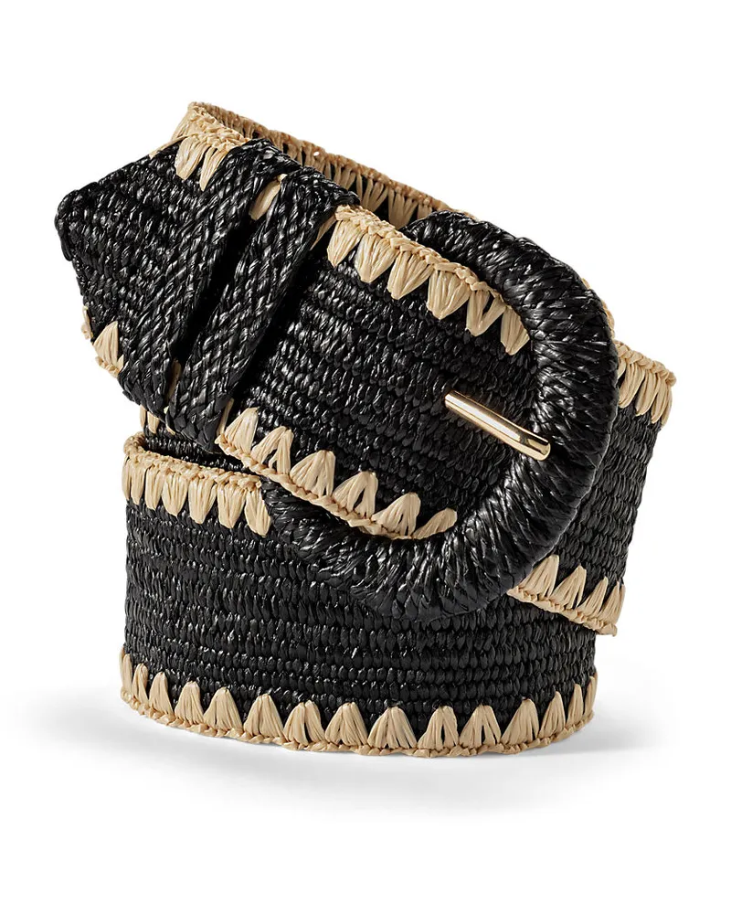 Lands' End Raffia-Gürtel, Damen, Größe regular, Sonstige, by Sonstige