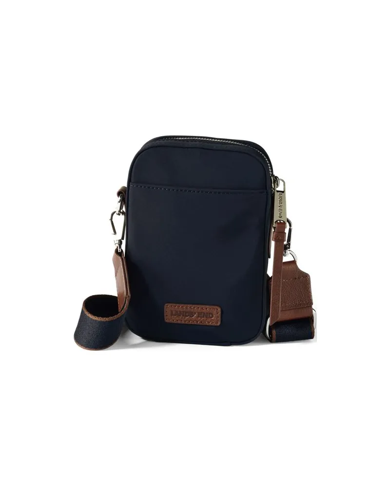 Lands' End Handytasche zum Umhängen, Damen, Größe:null regular, Blau, by Blau