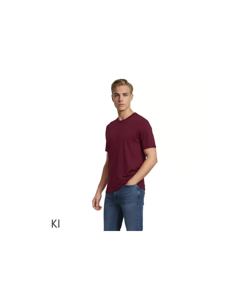 Lands' End Super-T Kurzarm-Shirt, Classic Fit, Herren, Größe regular, Rot, Baumwolle, by Rot
