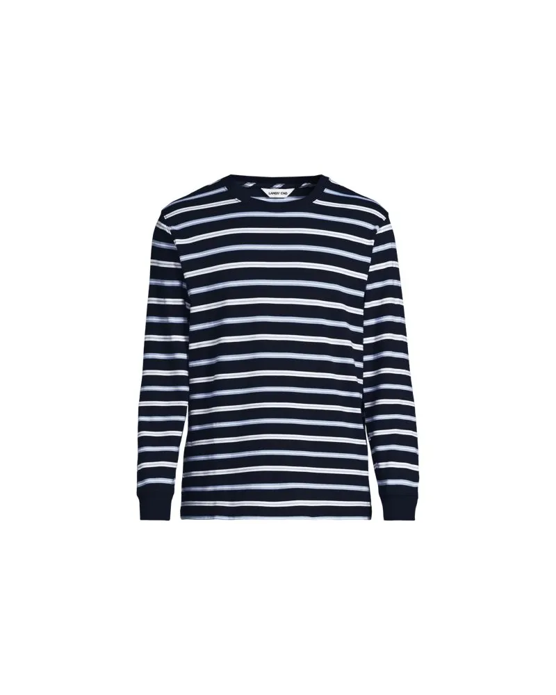 Lands' End Super-T Langarm-Shirt, Classic Fit, Herren, Größe tall, Blau, Baumwolle, by Blau