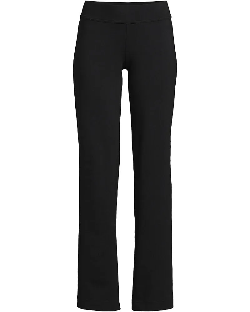 Lands' End Starfish Pant Stretch-Freizeithose, Damen, Größe plus, Schwarz, Baumwoll-Mischung, by Schwarz