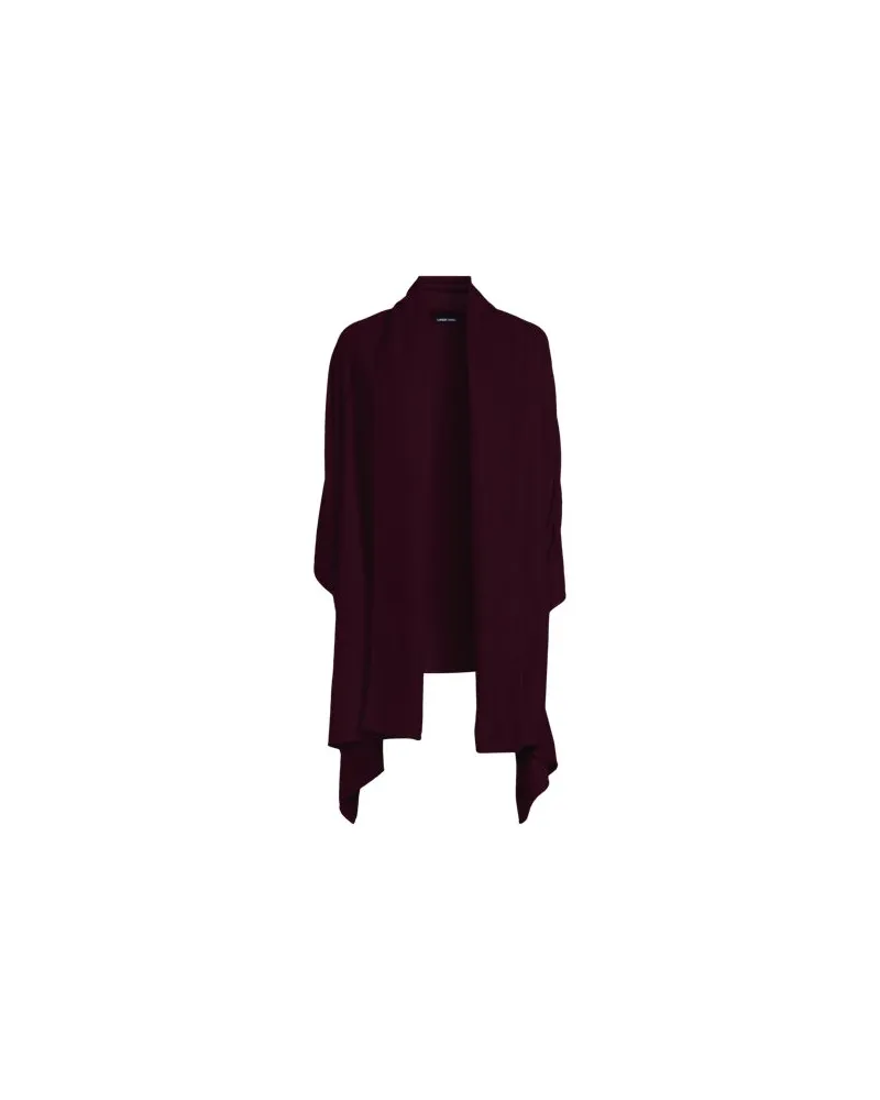 Lands' End Großer CashTouch Cape-Schal, Damen, Größe:null regular, Rot, Polyester, by Rot