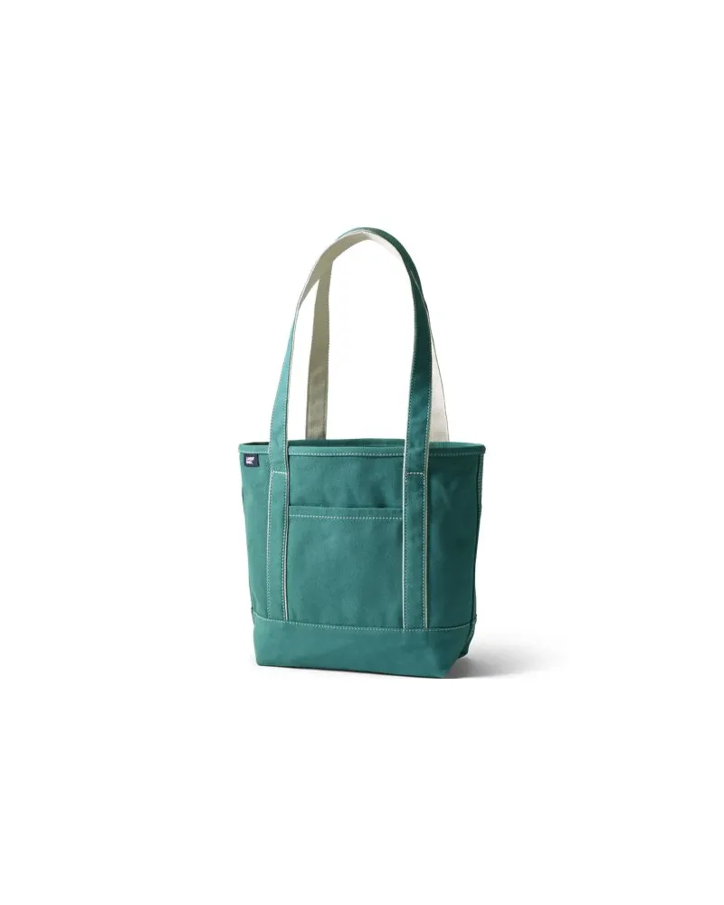 Lands' End Mittelgroße offene farbige Canvas-Tasche, Damen, Größe:null regular, Blau, Baumwolle, by Blau
