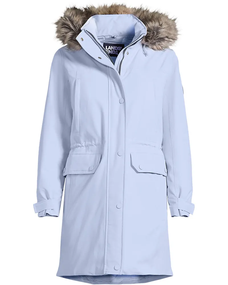 Lands' End Expeditions-Daunenparka, Damen, Größe plus, Lila, Polyester, by Lila